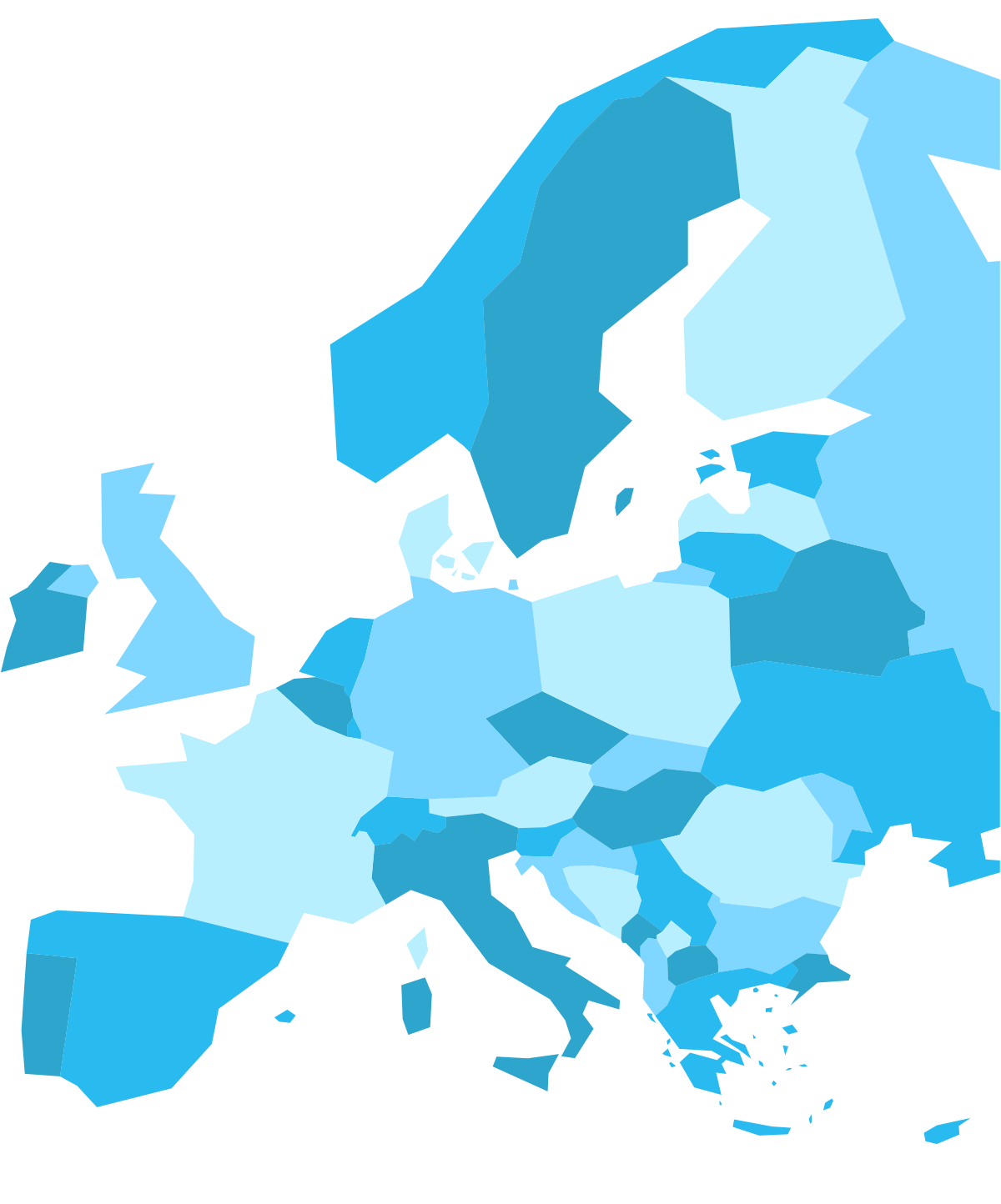 ヨーロッパ地図